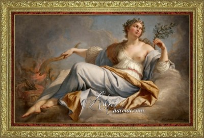 Neoclassical Painting, after Jacques Dumont
