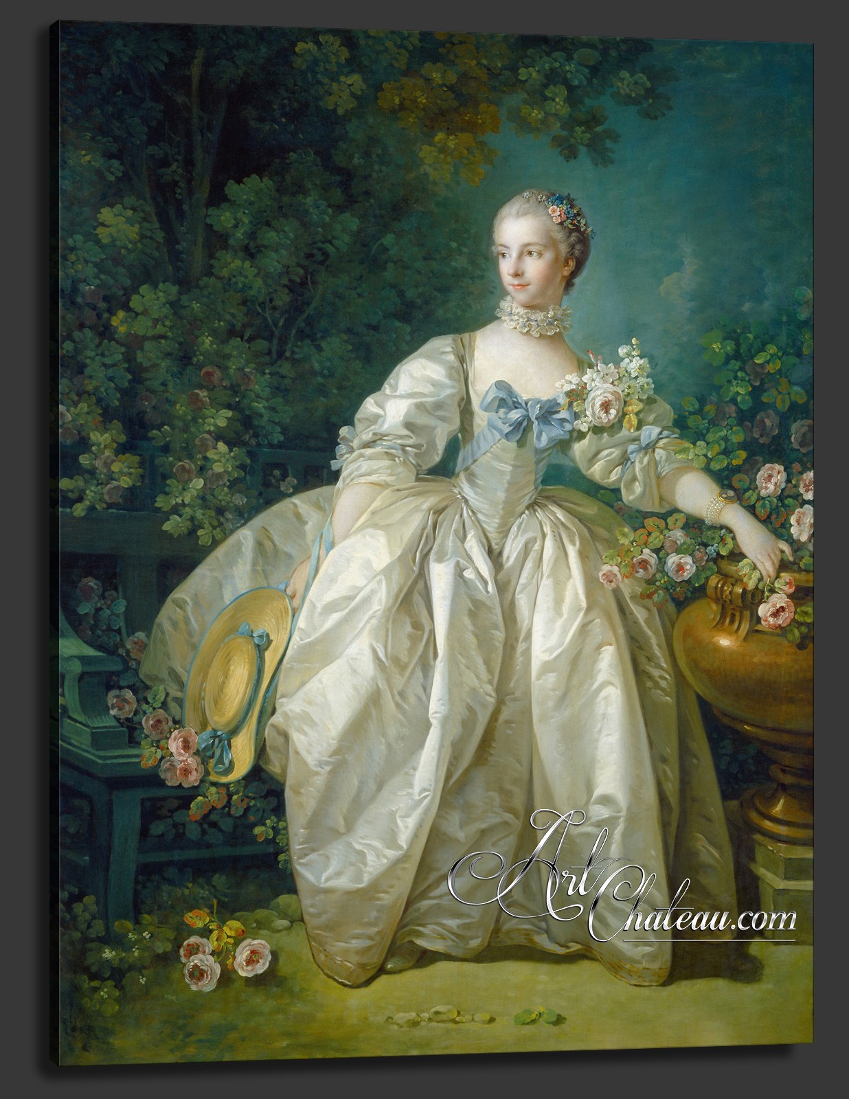 Madame Bergeret, after Painting by Francois Boucher