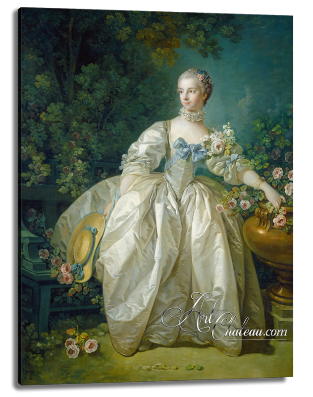 Madame Bergeret, after Painting by Francois Boucher