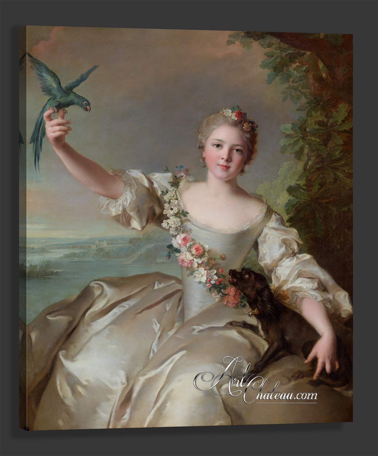 Renee de Carbonnel, after Painting by Jean-Marc Nattier