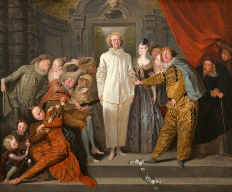 The Italian Comedians, c.1720, Oil on Canvas