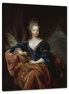 Françoise Marie de Bourbon was the youngest legitimised daughter of Louis XIV, c.1720, Oil on Canvas