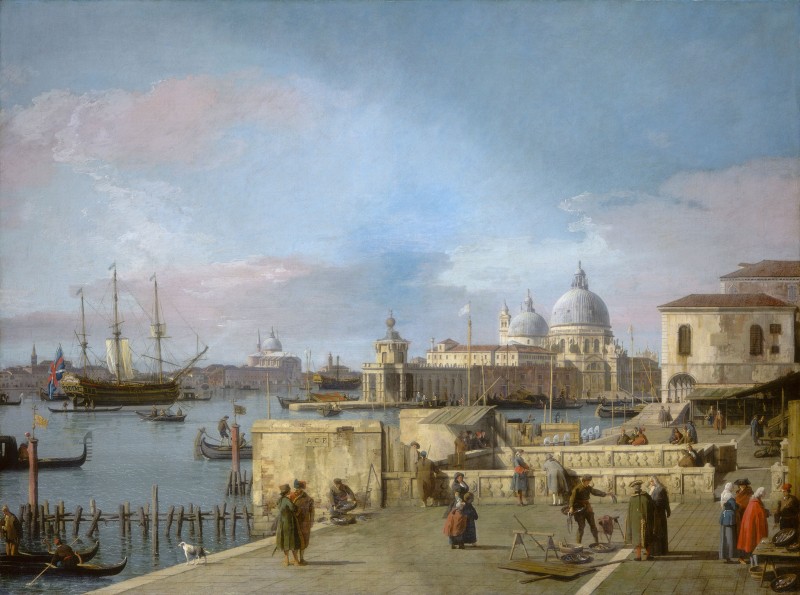 Entrance to the Grand Canal, From the Molo, c.1745, Oil on Canvas