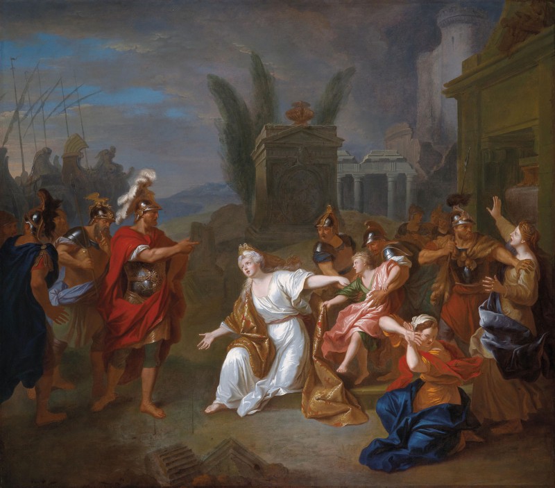 Astyanax arraché des bras d'Andromaque par ordre d'Ulysses, c.1780, Oil on Canvas