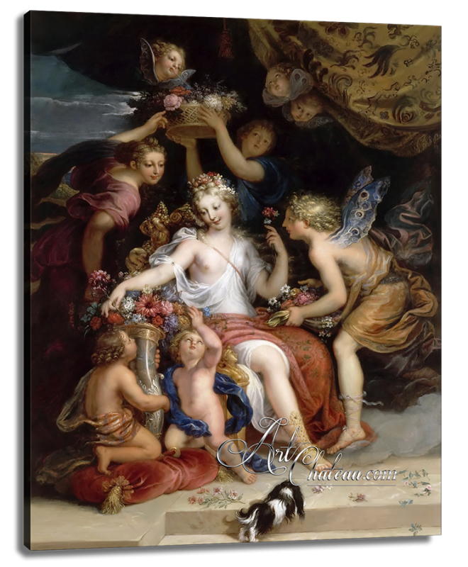 Zephyr and Flora, after Michel Corneille the Younger