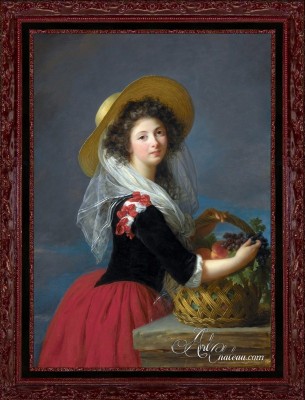 Portrait of Marie-Gabrielle de Sinety, after Elisabeth Vigee Le Brun