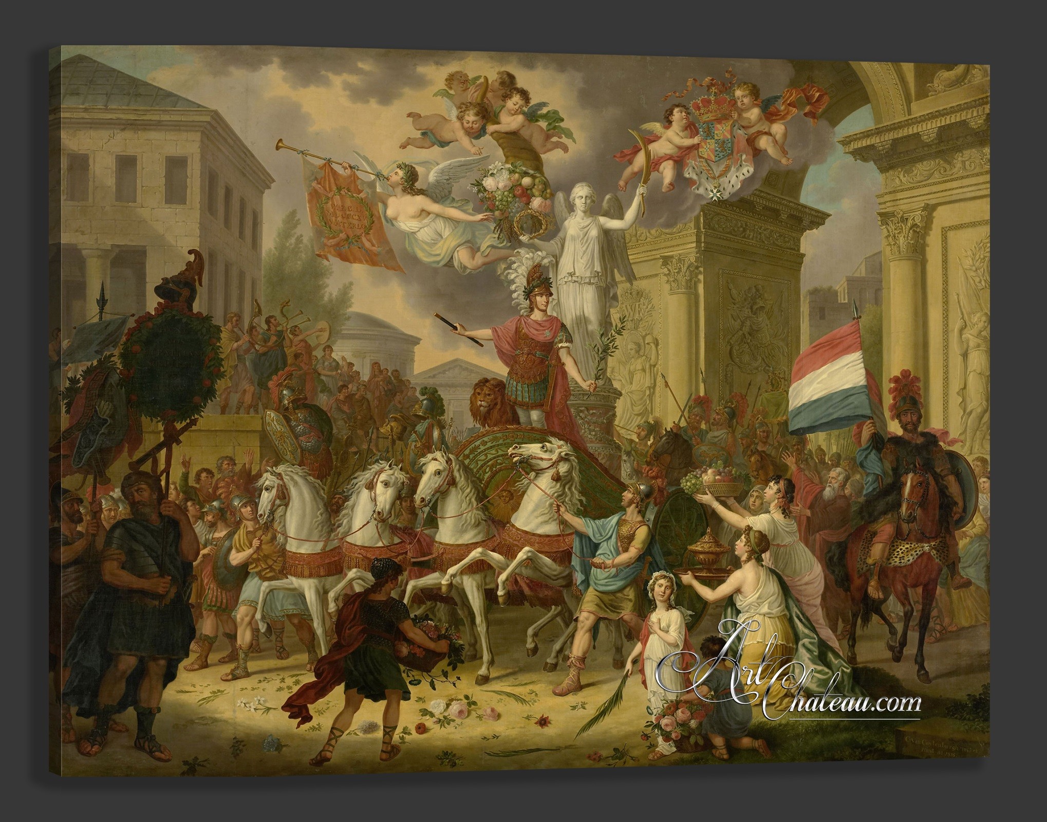 Triumphal Prince of Orange, after Cornelis van Cuylenburgh