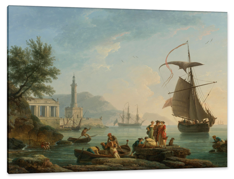 French Neoclassical Painting, after Claude Joseph Vernet 