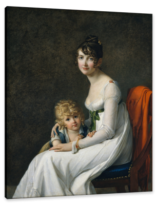 Madame Jeanne Mourgue and Her Son, Eugène, c.1802, Oil on Canvas