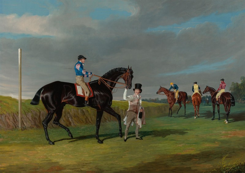 Racehorse Skeleton at the Doncaster Gold Cup, c.1825, Oil on Canvas