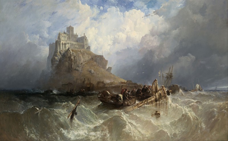 Mount St. Michael, Cornwall, c.1830, Oil on Canvas
