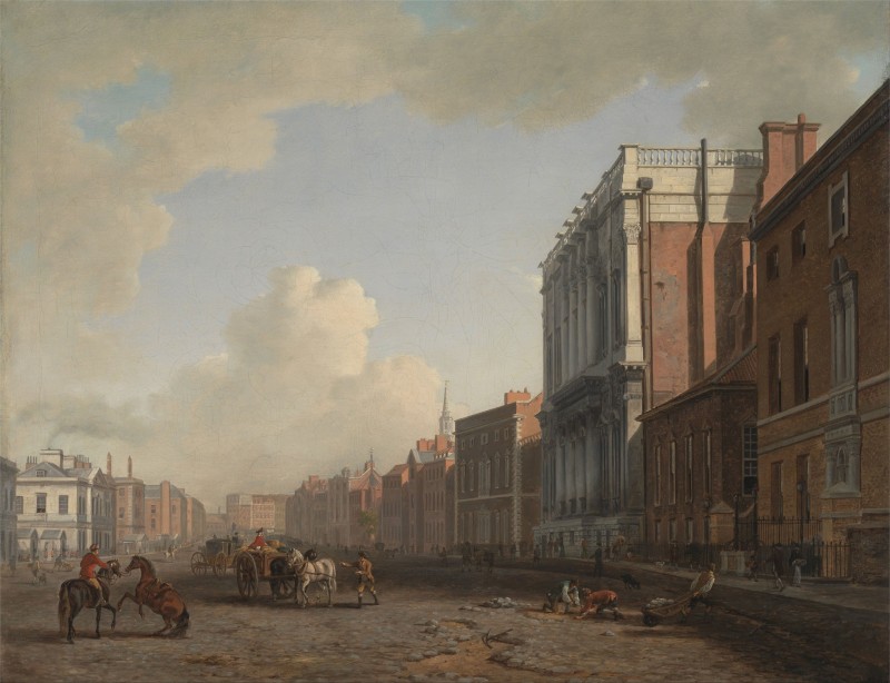 Whitehall in London, c.1775, Oil on Canvas 