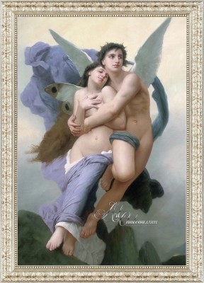 The Rapture of Psyche, after William Bouguereau