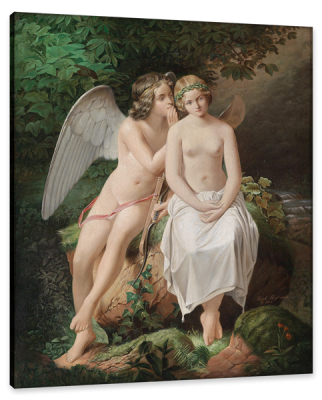 Cupid and Psyche, c.1875, Oil on Canvas