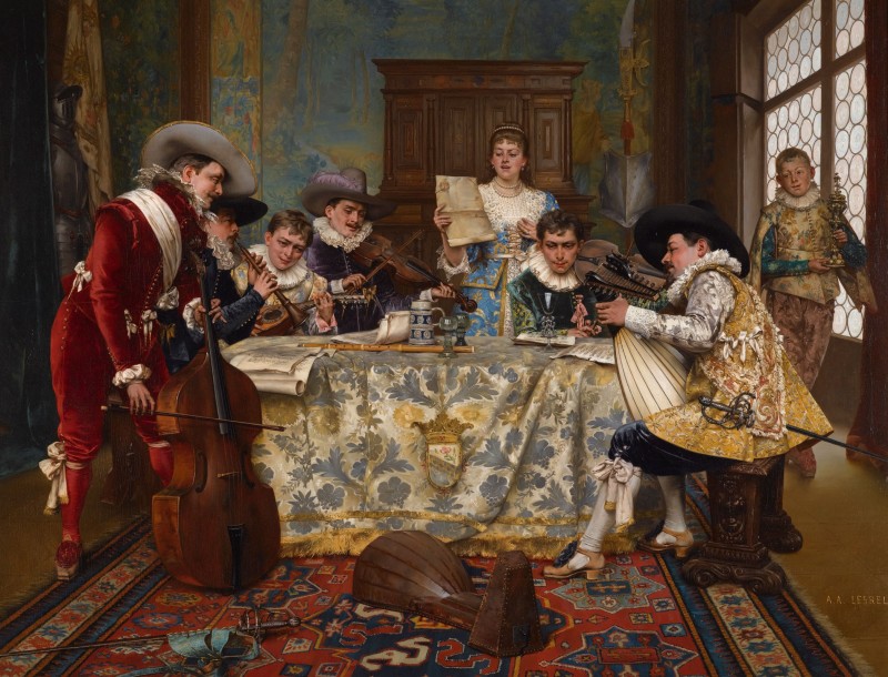 The Practice Recital, c.1880, Oil on Canvas