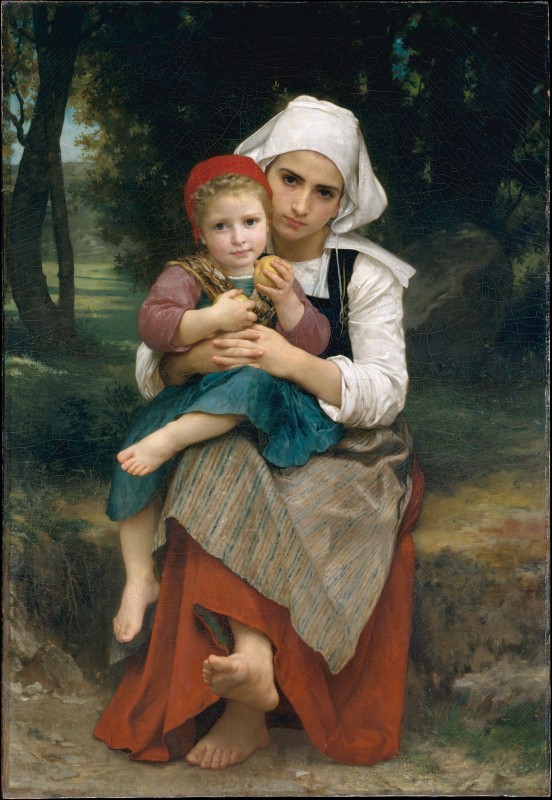 Breton Brother and Sister, c.1871, Oil on Canvas