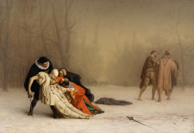 The Duel After the Masquerade, c.1857, Oil on Canvas