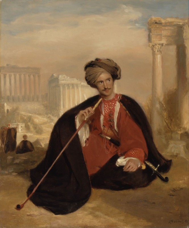 Charles Lenox Cumming-Bruce in Turkish Dress, c.1817, Oil on Panel