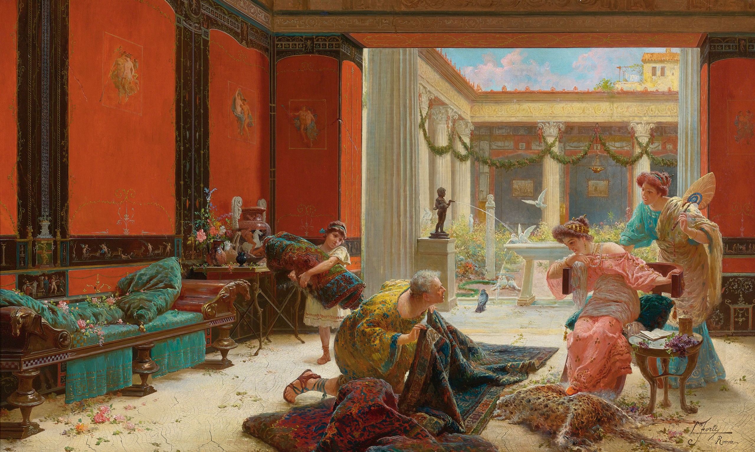The Carpet Merchant, c.1890, Oil on Canvas