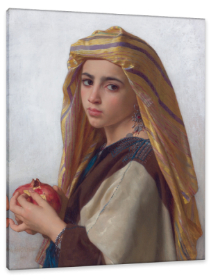 Girl with a Pomegranate, c.1875, Oil on Canvas