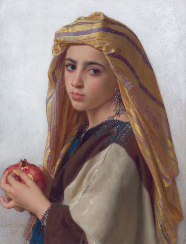 Girl with a Pomegranate, c.1875, Oil on Canvas