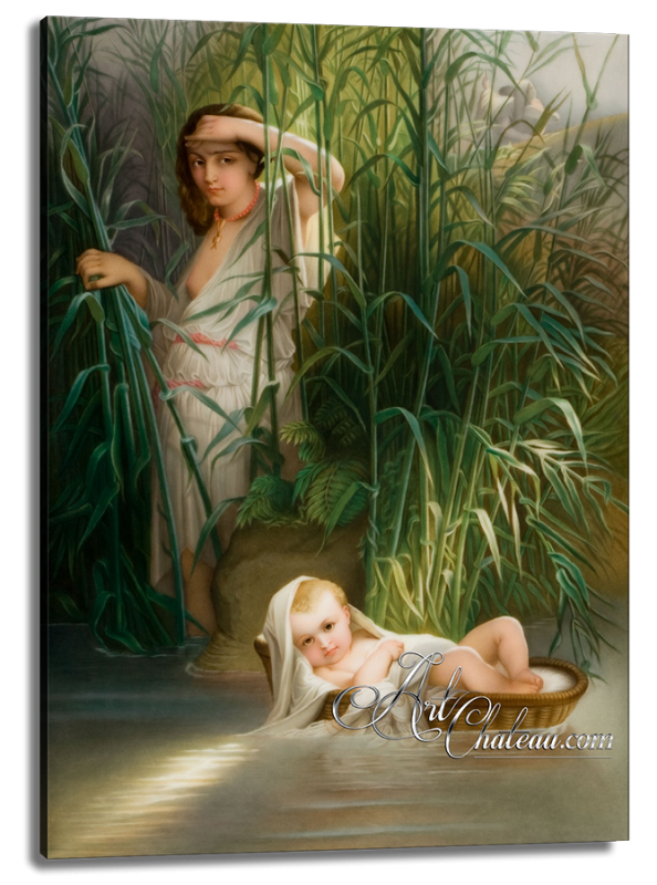 Moses in the Brush, after Painting by Elizabeth Bouguereau