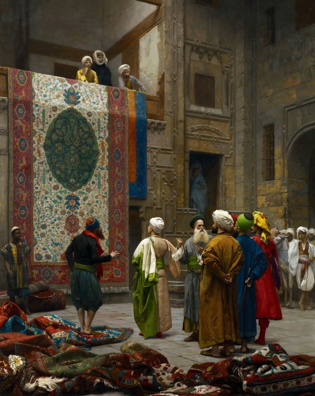 The Carpet Merchant, c.1870, Oil on Canvas