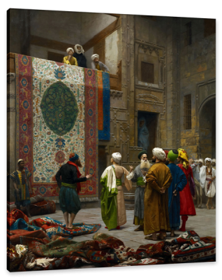 The Carpet Merchant, c.1870, Oil on Canvas