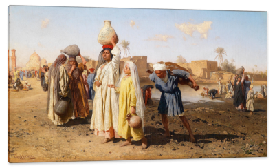 Egyptian Water Carriers, c.1870, Oil on Canvas