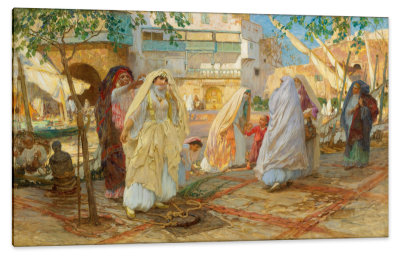 Apres La Fete, Port D'Alger, c.1886, Oil on Canvas