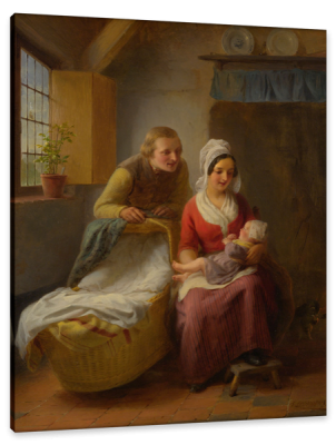 Firstborn, c.1882 Oil on Panel