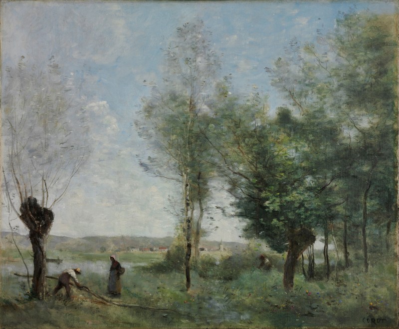 Souvenir de Coubron, c.1872, Oil on Canvas