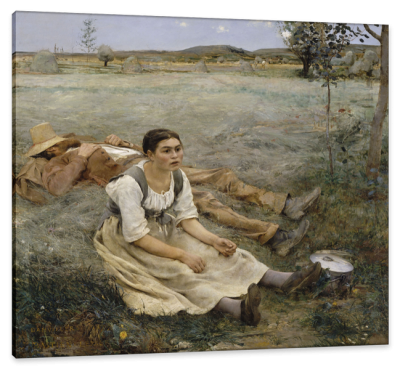 Haymaking, c.1877, Oil on Canvas