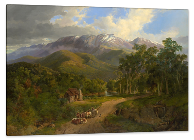 The Buffalo Ranges, Australia, c.1864, Oil on Canvas