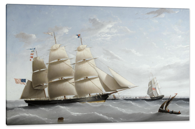 The Clipper, Empress of the Seas, c.1854, Oil on Canvas