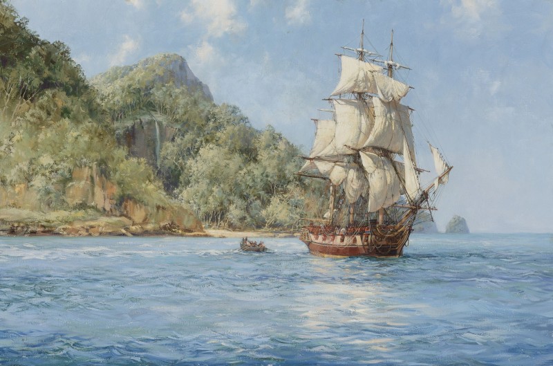 Treasure Island, c.1952, Oil on Canvas