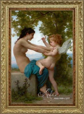 French Interior Design, William Bouguereau Painting