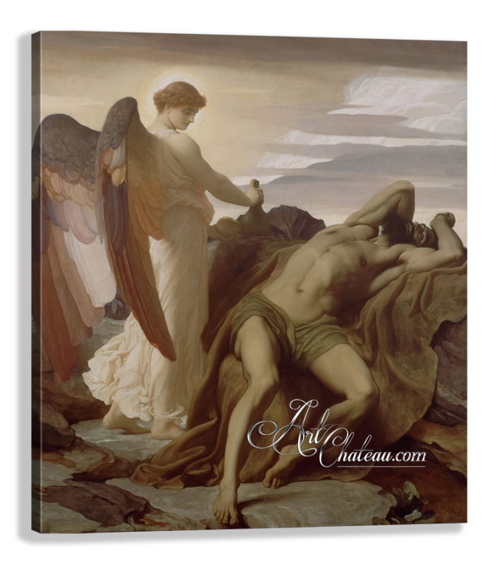 Elijah in the Wilderness, after Frederic Lord Leighton