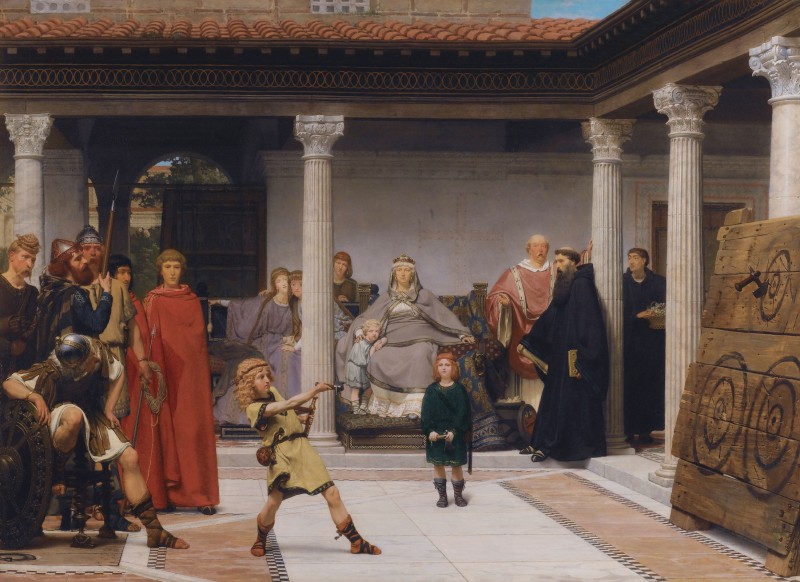 The Education of the Children of Clovis, c.1861, Oil on Canvas