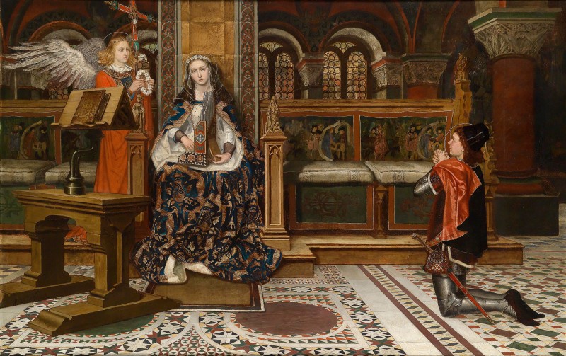 Saint Cecilia and Valerian, c.1890, Oil on Canvas