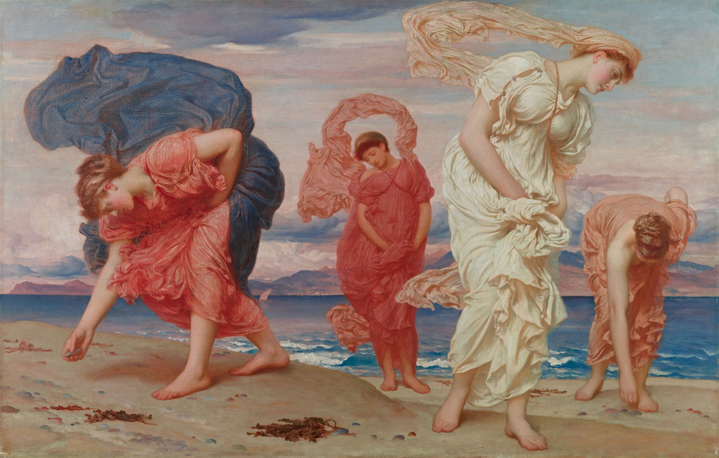 Greek Girls Picking Pebbles by the Sea, c.1871, Oil on Canvas
