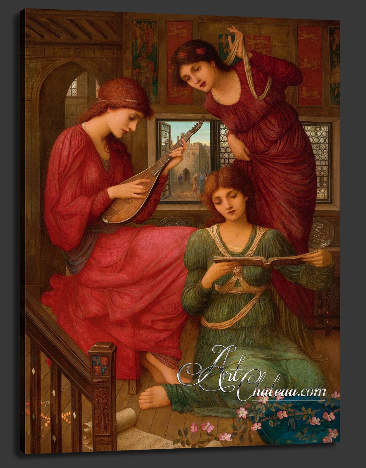 Pre-Raphaelite Painting, after John Melhuish Strudwick