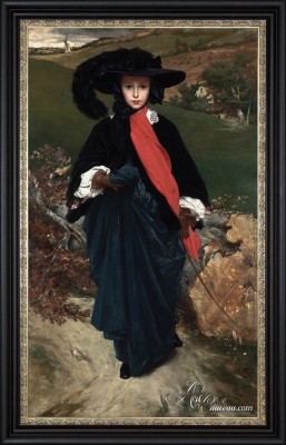 Portrait of May Sartoris, after Frederic Leighton