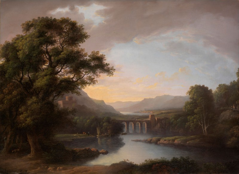 A Highland Loch, c.1835, Oil on Canvas