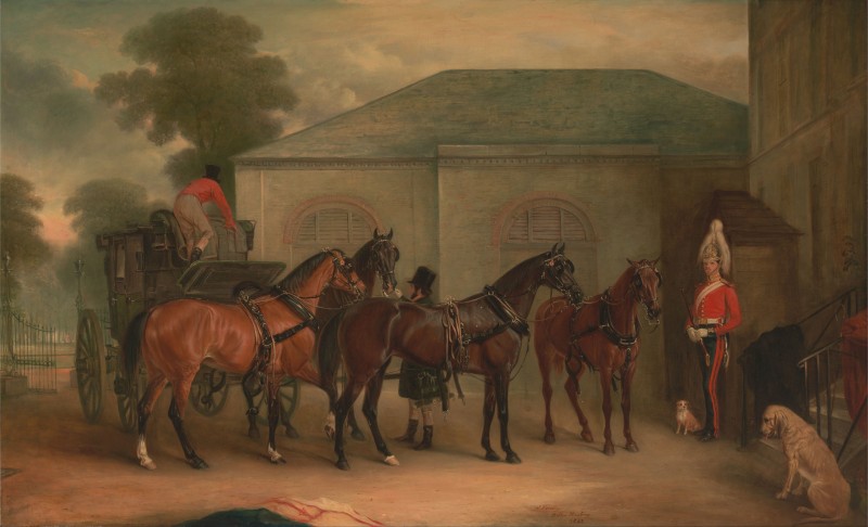 The Drag of Sir Watkin Williams, c.1843, Oil on Canvas
