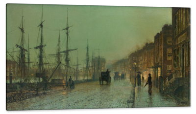 Glasgow Docks, c.1881, Oil on Canvas