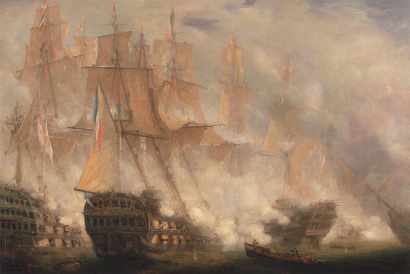 The Battle of Trafalgar, c.1841, Oil on Canvas