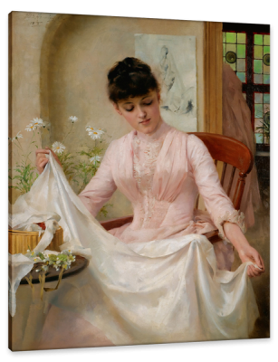 The Wedding Dress, c.1889, Oil on Canvas