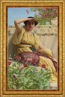 Pre-Raphaelite Painting, after John William Godward