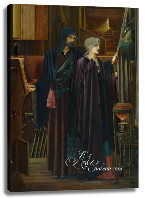 The Wizard and the Maiden, after Edward Burne-Jones